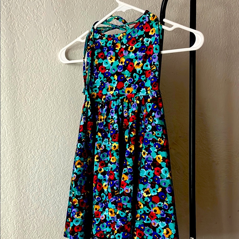 Floral Kids Dress - Multicolor